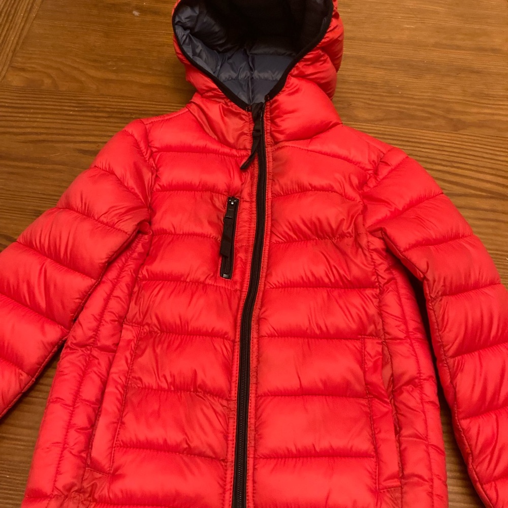 Urban Republic nylon, Packable Puffer Jacket, Size 5/6 Red NWT WARM.